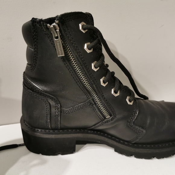 Altimate Women's Cruiser Motorcycle boots, Real leather. - Picture 2 of 9